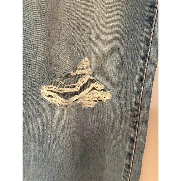 Hidden Jeans Womens Size 30 Light Wash Distressed Carpenter Cro - Picture 2 of 13